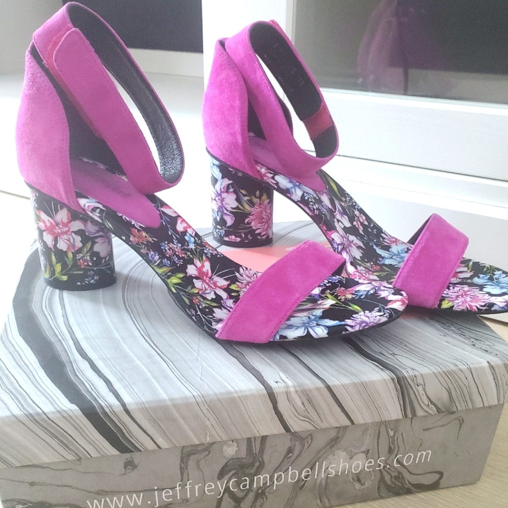 Jeffrey Campbell × Anthropologie Purdy Floral Heels